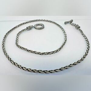 EFFY 18" Sterling Silver Snake Chain Toggle Necklace
